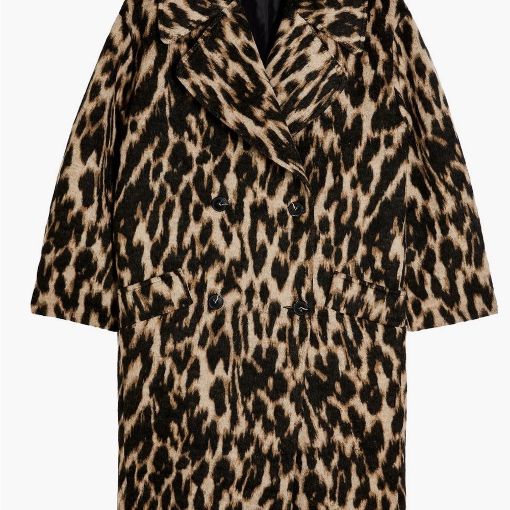 Chic Leopard Print Coat